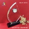 Biểu Trưng Pha Lê Cánh Buồm Gắn Đồng Hồ - 00516