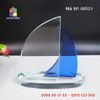 Biểu Trưng Pha Lê Thuyền Buồm Xanh - 00521