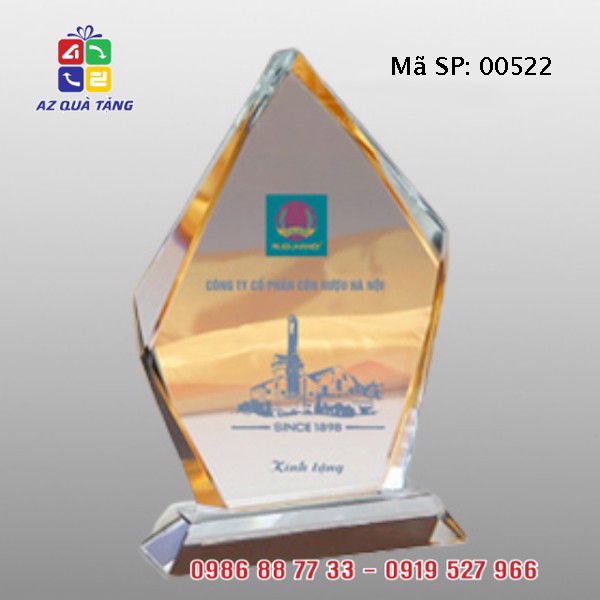 Biểu Trưng Pha Lê Hình Cánh Hạc - 00522