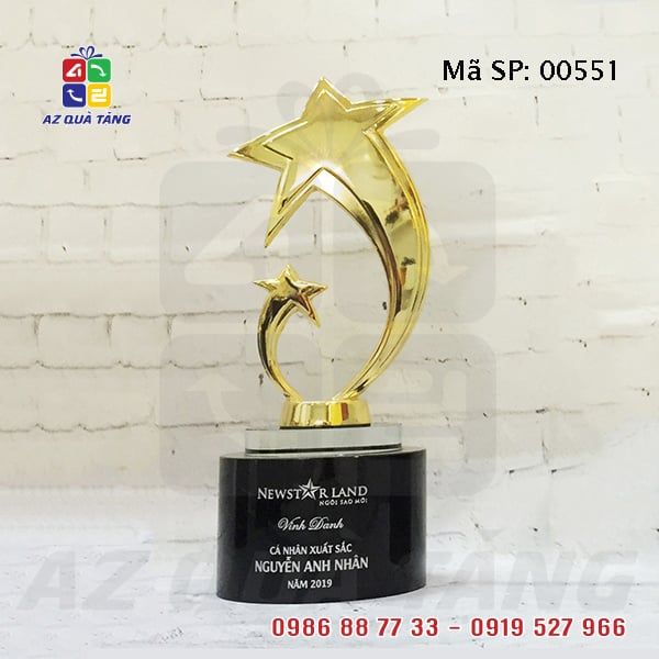 Cúp Pha Lê Ngôi Sao Cong - 00551