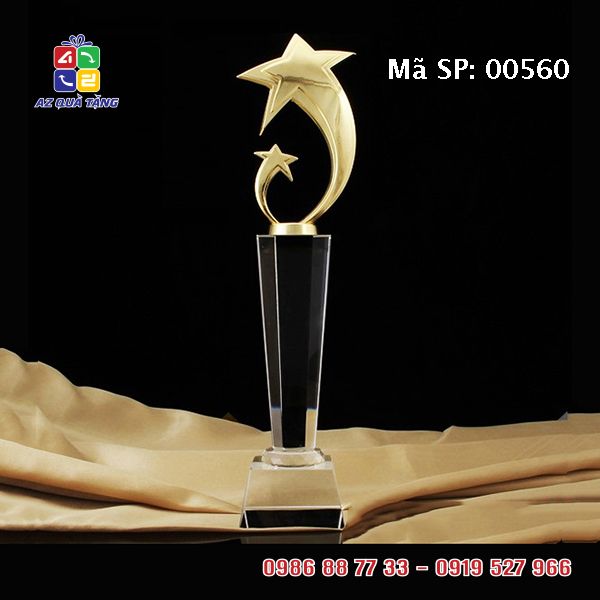 Cúp Pha Lê Ngôi Sao Cong - 00560