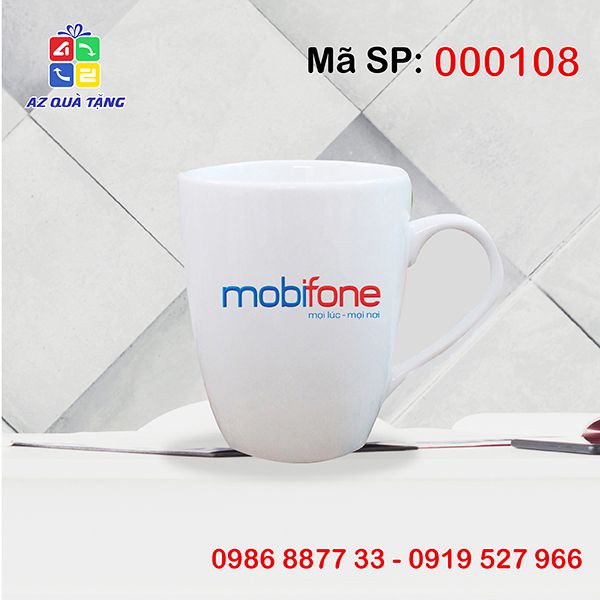 Cốc Sứ Trắng Thóp Cao