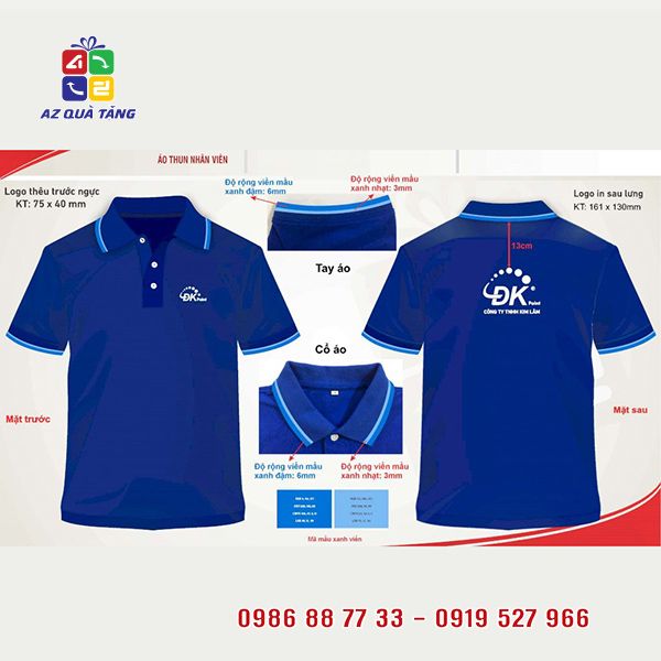 Áo Phông Có Cổ Sơn DK