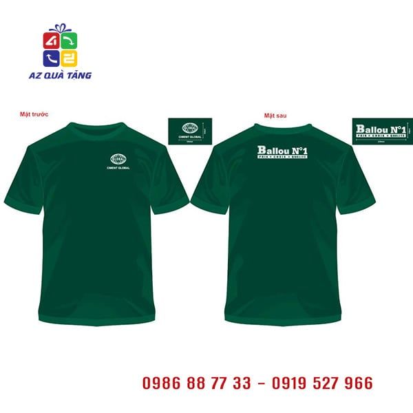 Áo Phông Không Cổ Ciment Global