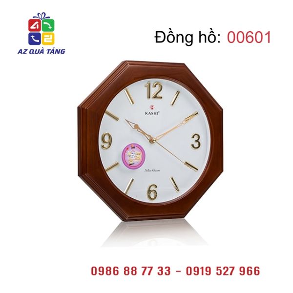 Đồng Hồ Gỗ Lục Giác - 00601