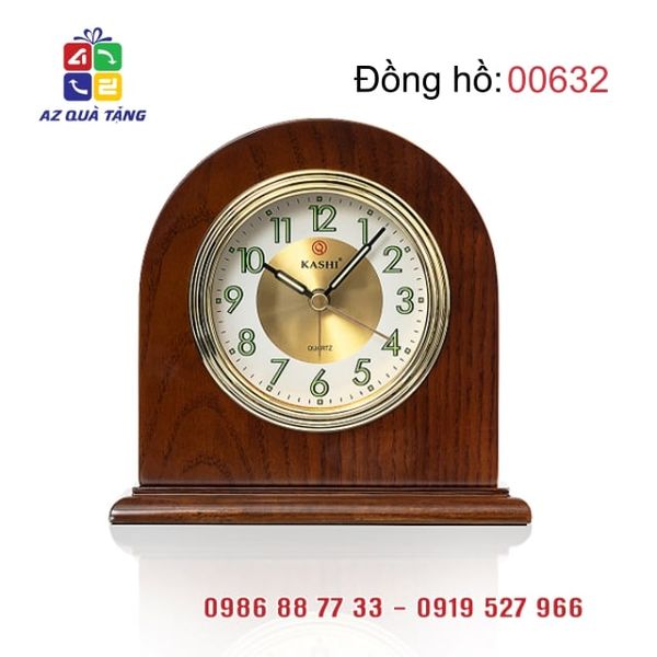 Đồng Hồ Gỗ Để Bàn  - 00632