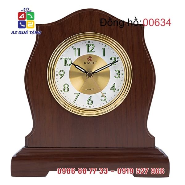 Đồng Hồ Gỗ Để Bàn  - 00634