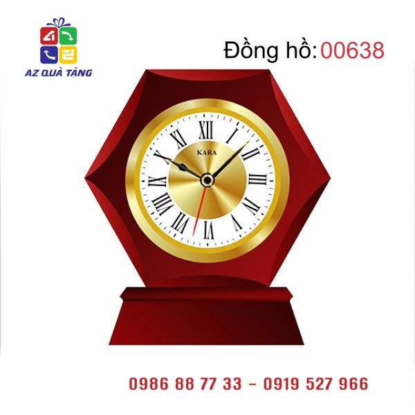 Đồng Hồ Gỗ Để Bàn  - 00638