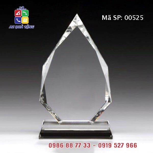 Biểu Trưng Pha Lê Vát Nhọn 7 Cạnh - 00525