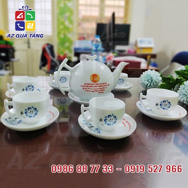 Bộ Ấm Chén Quà Tặng Sở Giáo Dục HN