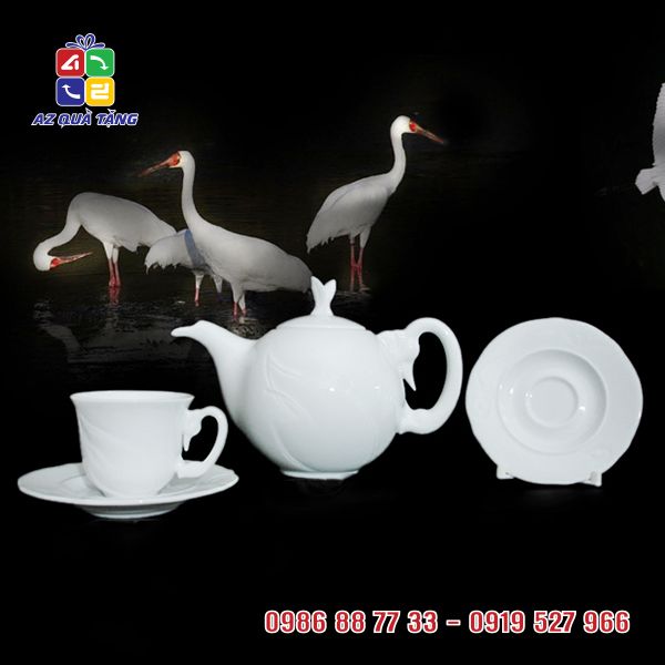 Bộ Trà ML Hạc Trắng