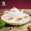 Bộ Khay Trà ML Jasmine Chỉ Vàng