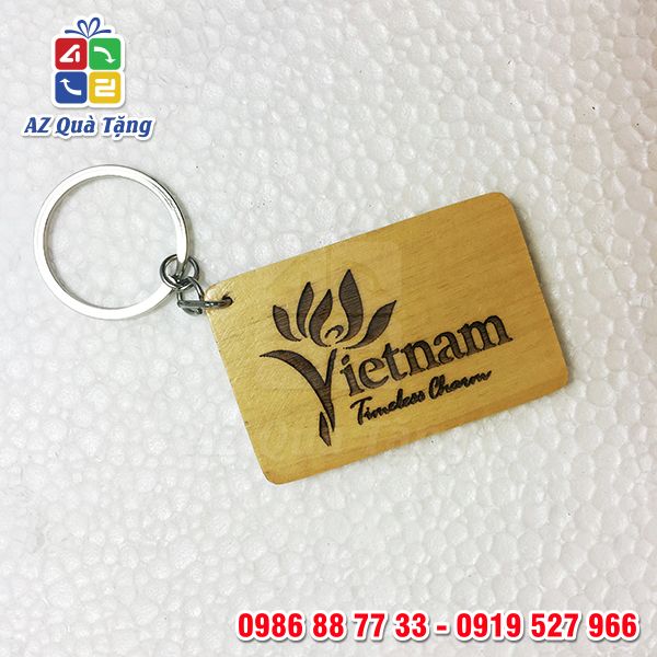 Móc Khóa Gỗ Vietnam Timeless Charm