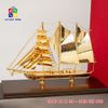 Thuyền Buồm Phong Thủy Mạ Vàng