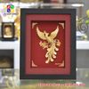 Tranh Phượng Hoàng Mạ Vàng