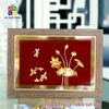 Tranh Cá Chép Hoa Sen Mạ Vàng 02