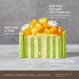 Mango Pineapple Roll Gateaux