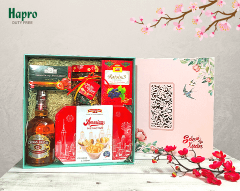 Hộp Quà Tết Sắc Xuân Hồng