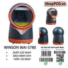 Máy quét mã vạch Winson WAI 5780 [ 2D Để Bàn ]
