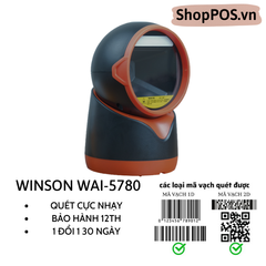 Máy quét mã vạch Winson WAI 5780 [ 2D Để Bàn ]