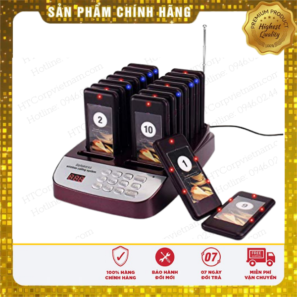 Thiết Bị Báo Rung Gọi Khách GanzaX HB116-R1