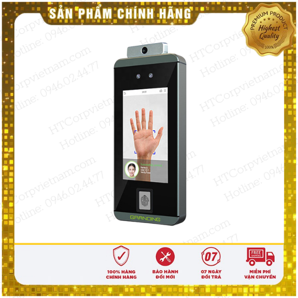 Máy Chấm Công Đo Thân Nhiệt - Khuôn Mặt - Lòng Bàn Tay FACEPRO1- TD