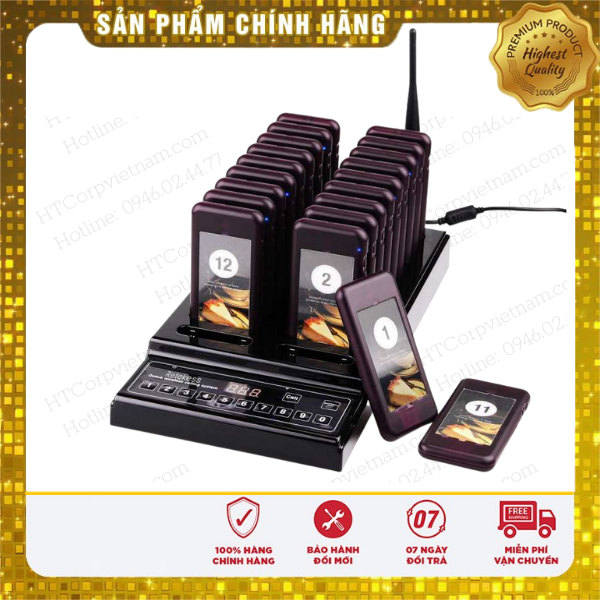 Thiết Bị Báo Rung Gọi Khách 20 Tay Cầm ( Model 2021)