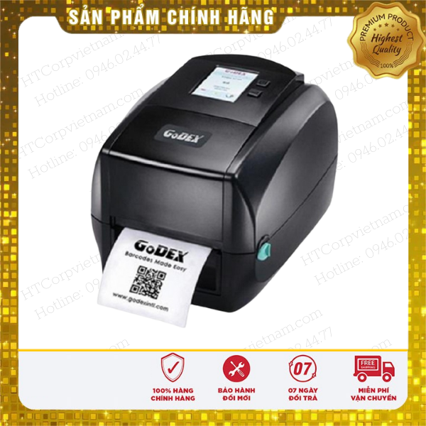 Máy In Mã Vạch Godex RT860I ( 600 dpi - USB/RS 232/Parallel/Ethernet)