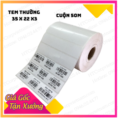 Decal 3 Tem Trên hàng (35x22x3) x50m