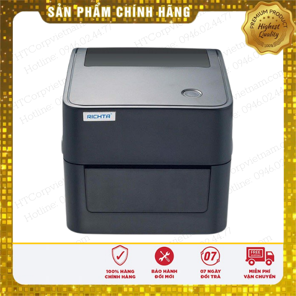 Máy In Mã Vạch Richta SLP R400E( 203dpi- USB + LAN)