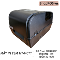 Máy in mã vạch HT440TT (USB/300dpi)