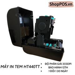 Máy in mã vạch HT440TT (USB/300dpi)