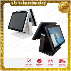 Máy POS Bán Hàng Cảm Ứng 2 Màn Hình GPOS QT 66 (2 Màn Hình/J1900/8gb/128gb)