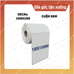 Decal/ Tem 100x150 cuộn 50m
