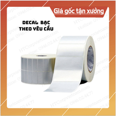 Decal Bạc Quy Cách Theo Yêu Cầu