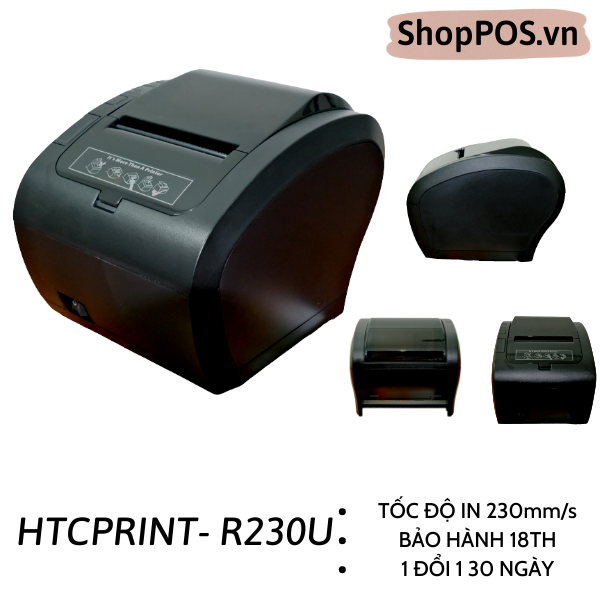 Máy in hóa đơn HTCprint R230U [ USB - BH18th - Hàng Chất Lượng Cao]