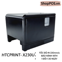 Máy in hóa đơn HTCprint X230U [ USB- 230mm/s - BH 18th - In Cực Nét]