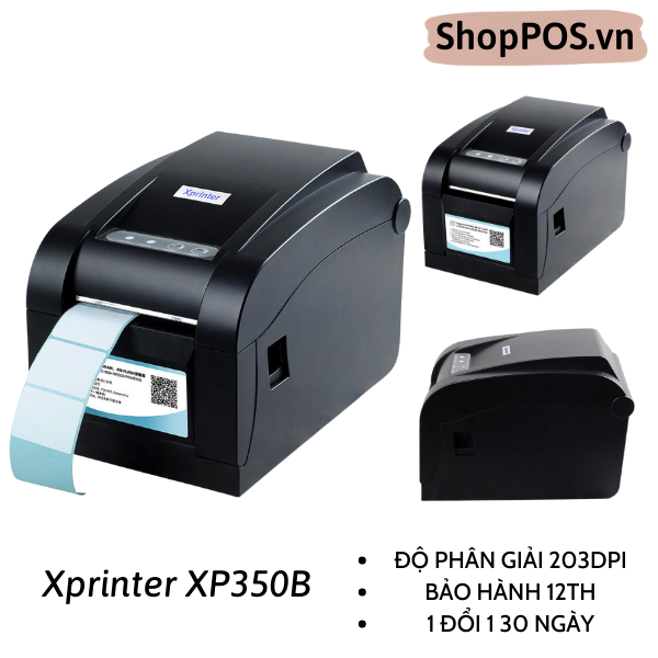 Máy In Mã Vạch Xprinter 350B