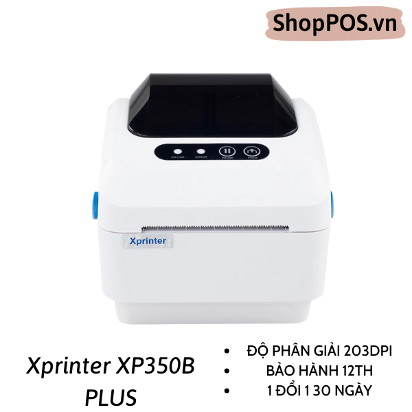 Máy In Mã Vạch + In Bill  Xprinter 350B PLUS ( 203 dpi -USB)