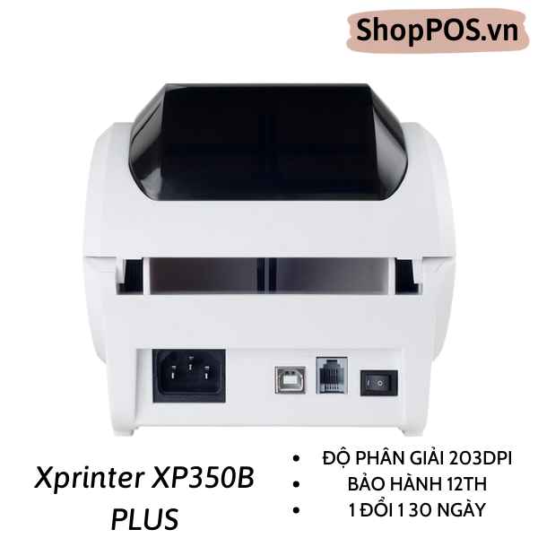 Máy In Mã Vạch + In Bill  Xprinter 350B PLUS ( 203 dpi -USB)