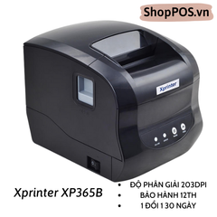 Máy In Hóa Đơn + Tích Hợp In Mã Vạch Xprinter 365B