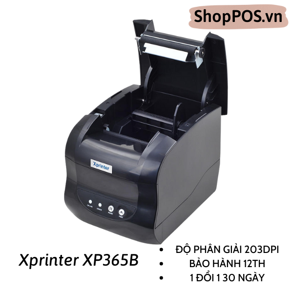Máy In Hóa Đơn + Tích Hợp In Mã Vạch Xprinter 365B