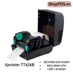 Máy in tem nhãn Xprinter TT426B