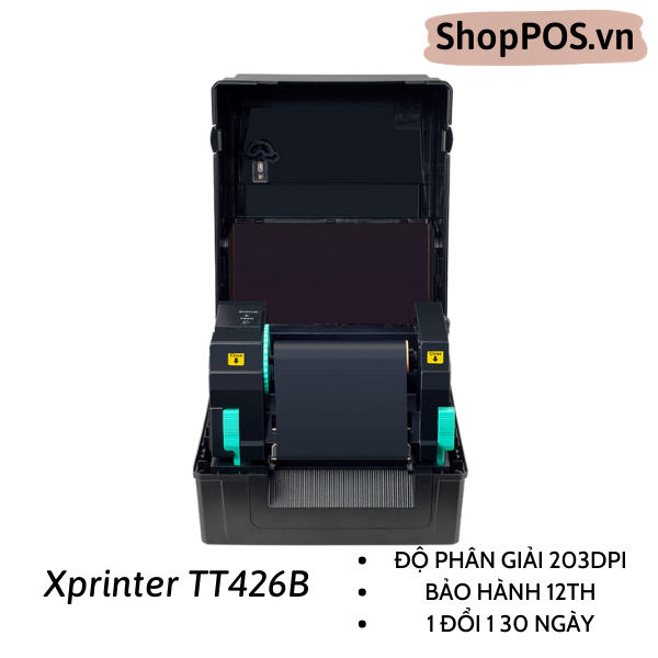 Máy in tem nhãn Xprinter TT426B