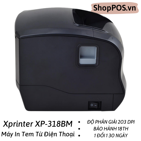 Máy In Vận Đơn Từ Điện Thoại Xprinter XP-318BM