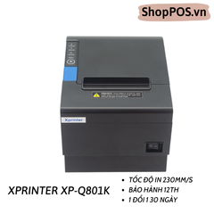 Máy in hóa đơn Xprinter XP-Q801K ( 230mm/s)