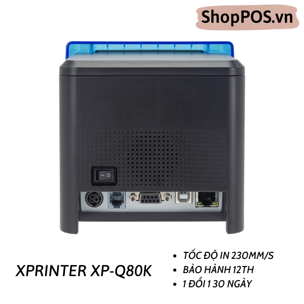 Máy in hóa đơn Xprinter XP-Q80K ( mẫu chuyên dụng dành cho nhà bếp)
