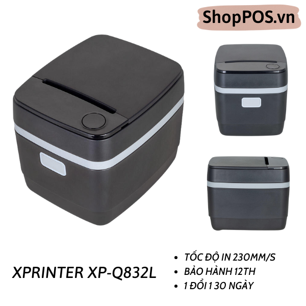 Máy in hóa đơn Xprinter XP-Q832L - Tích hợp tính năng số thứ tự