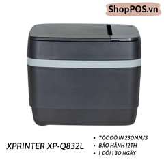 Máy in hóa đơn Xprinter XP-Q832L - Tích hợp tính năng số thứ tự