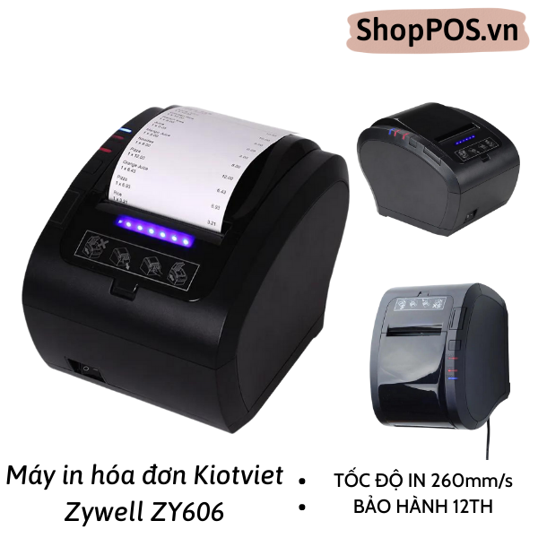 Máy in hóa đơn KPOS ZY606 - Máy in Kiotviet
